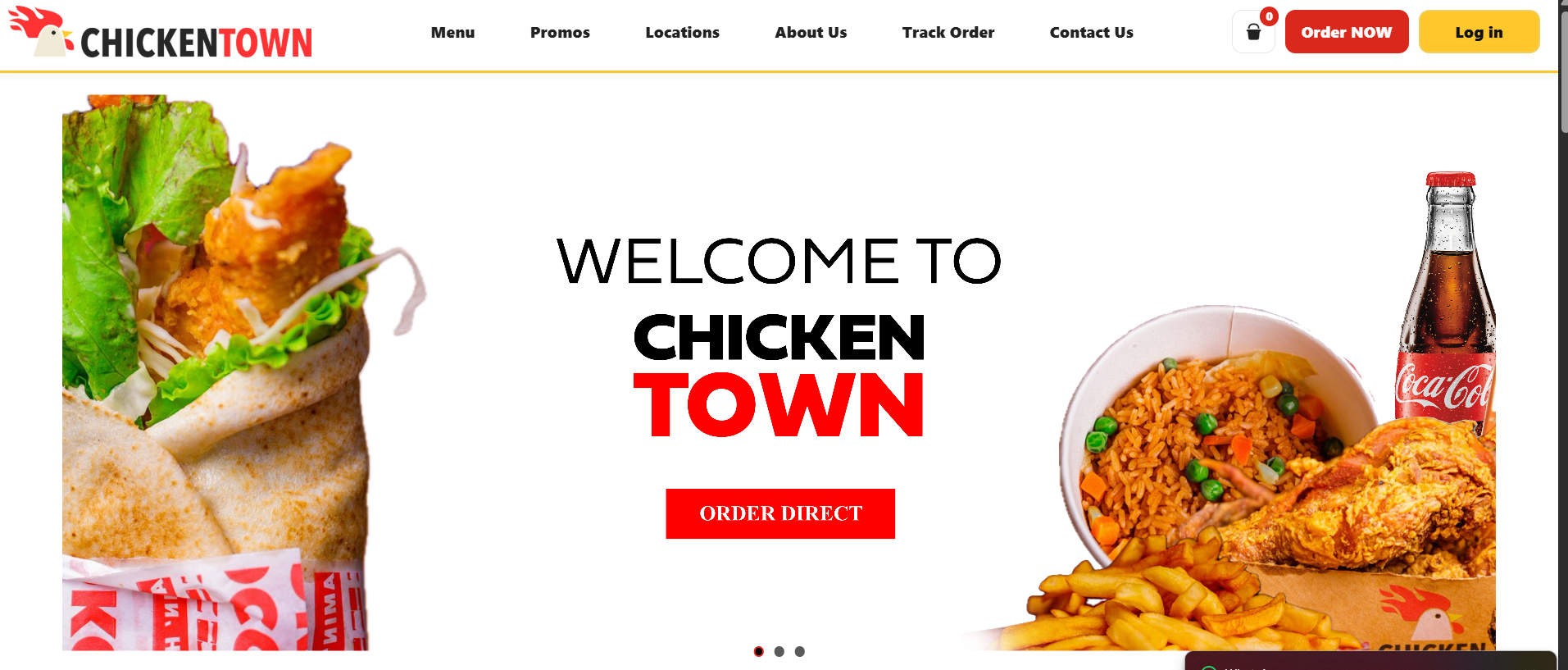 Chicken Town website