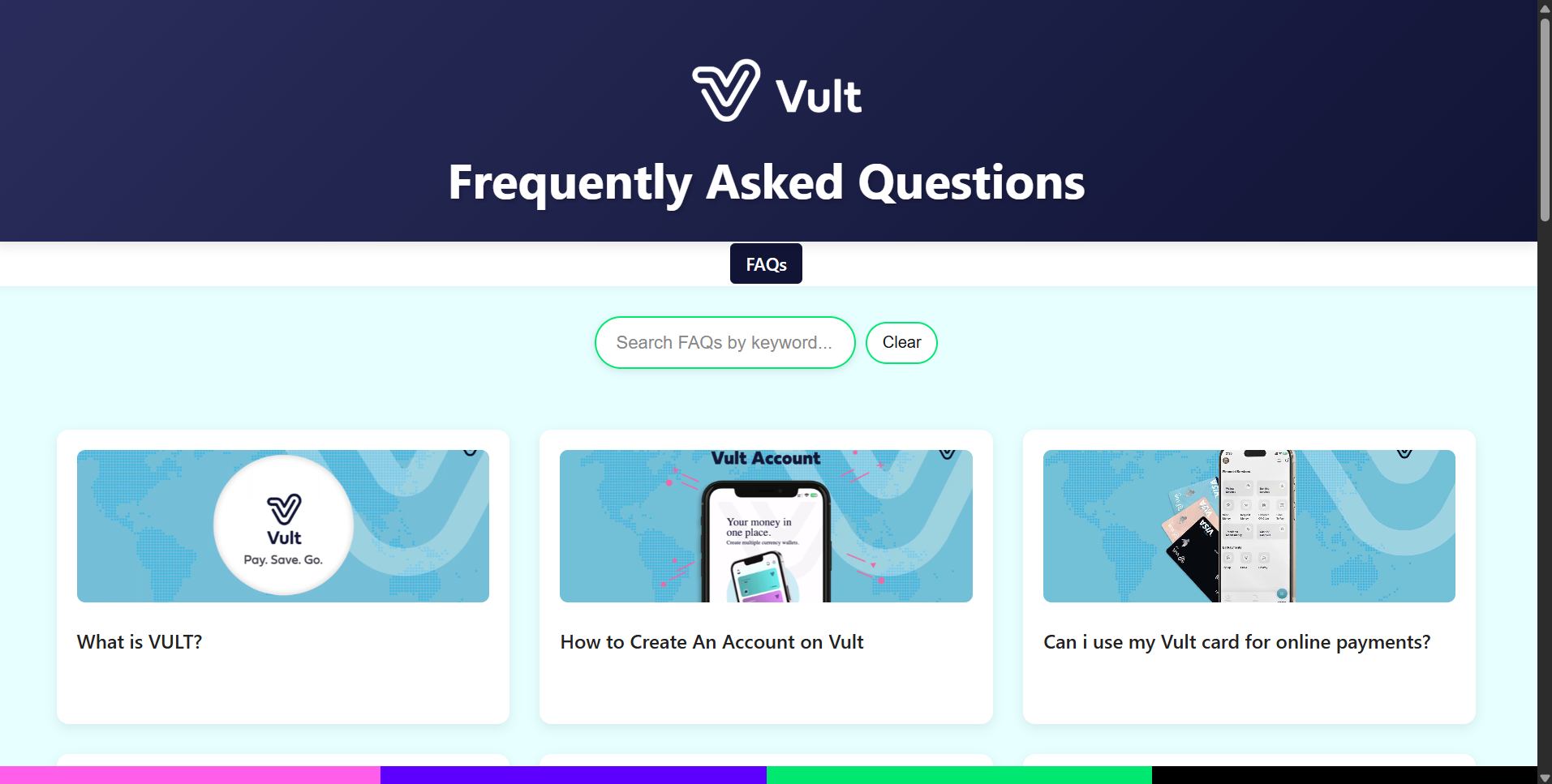 Vult website