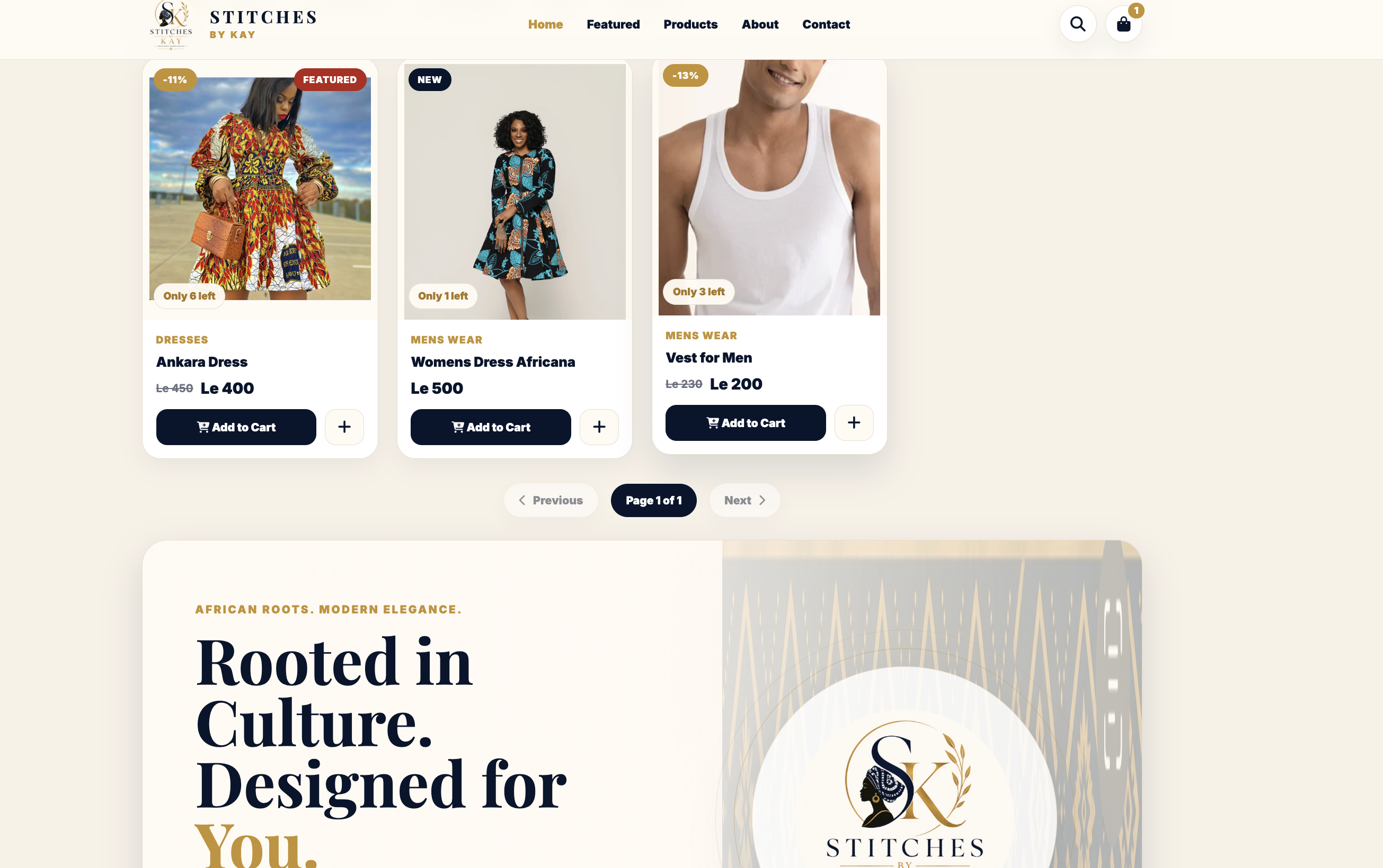Stitches By Kay website